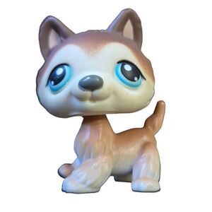 Littlest Pet Shop LPS Husky #68 2005 Vintage